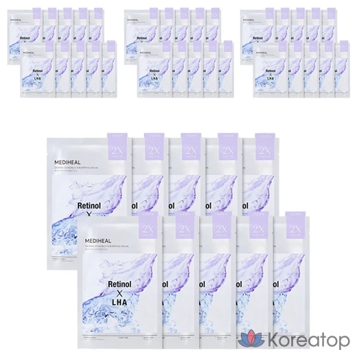 Обертывающая маска Medihill Derma Synergy для придания эластичности порам, 10 штук, 4 штуки