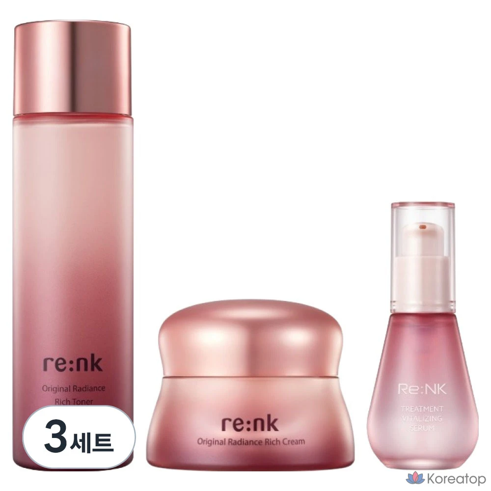Набор крема для лица Re:Nk Original Radiance Rich Cream Special Set, 3 комплекта