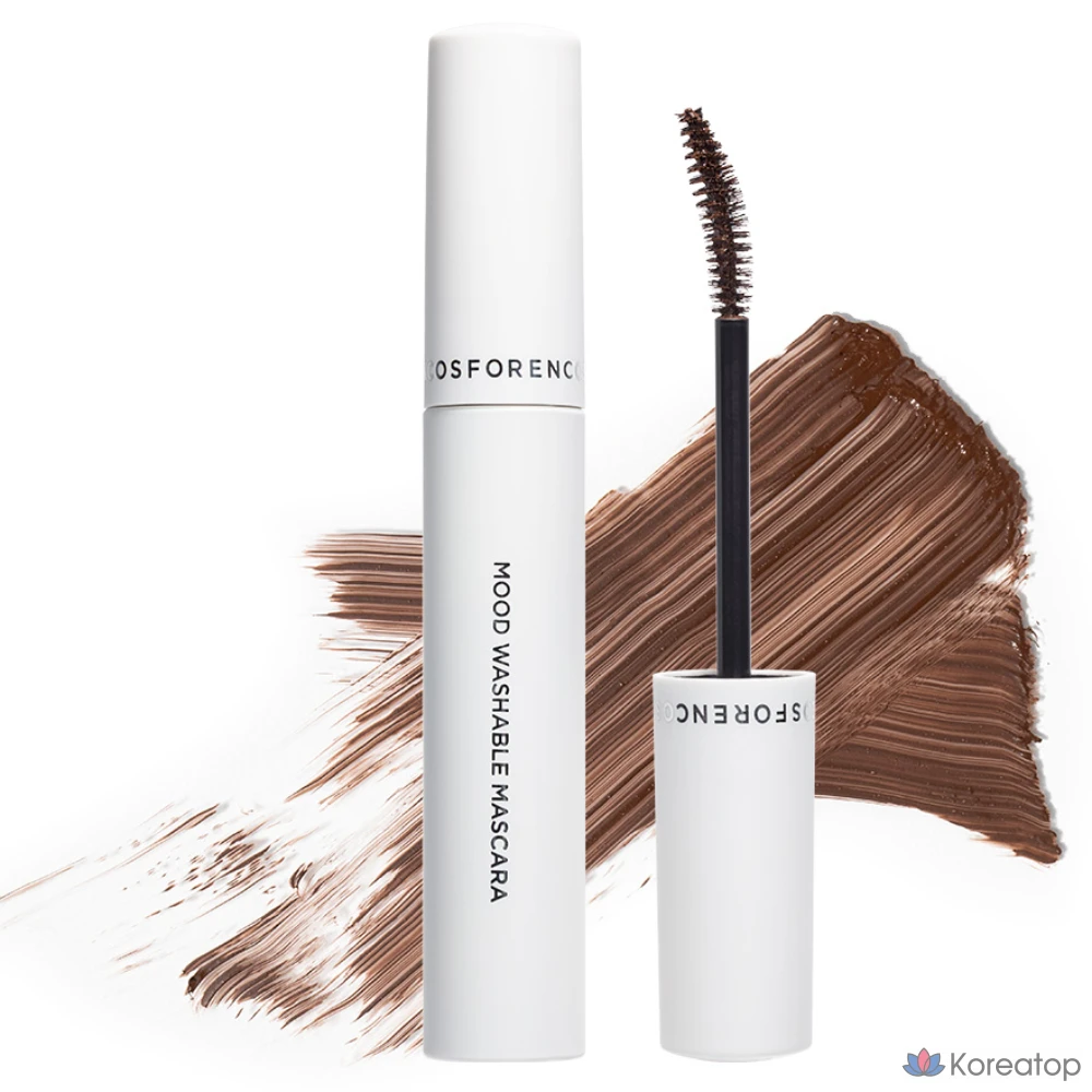 Тушь для ресниц Forencos Mood Washable Mascara Long &amp; Curl, 8 г, оттенок 02 Cozy Brown, 1 шт.