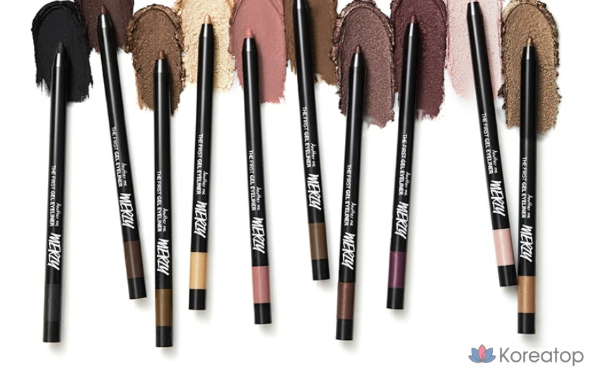 Гелевая подводка для глаз MERZY the First No-Fall, 0,5 г, цвет G11, угольно-коричневый, 1 шт., фото 3