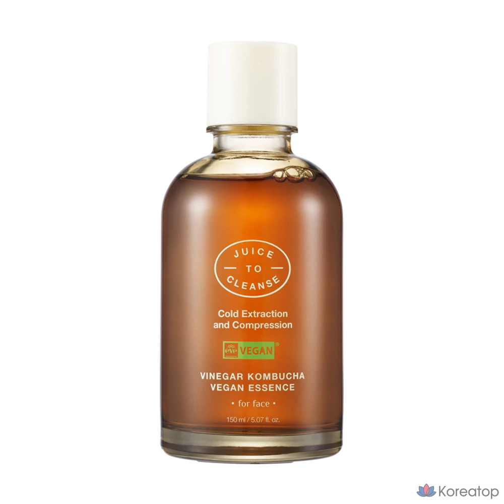 Очищающий сок на основе уксуса и комбучи, веганская эссенция, 1 шт., 150 мл
