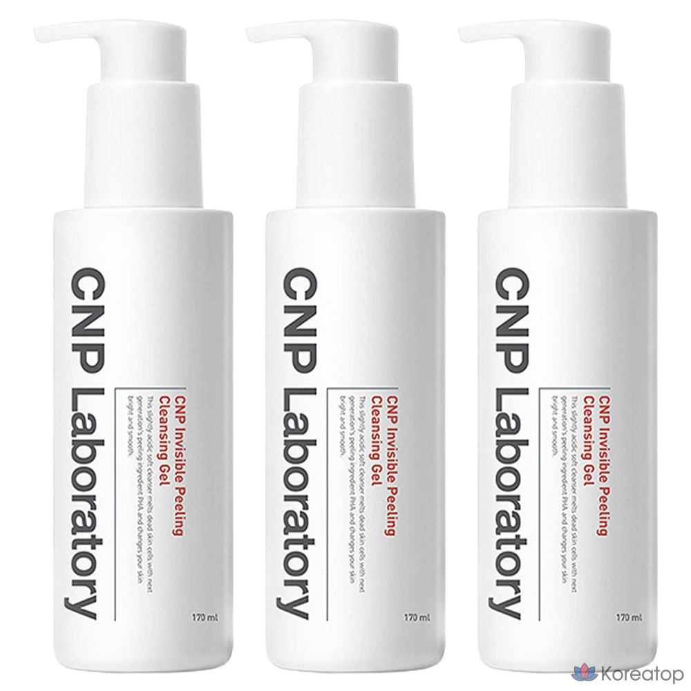 Очищающий пилинг-гель CNP Cha & Park Invisible Peeling Cleansing Gel, 170 мл, 1 упаковка, 3 штуки