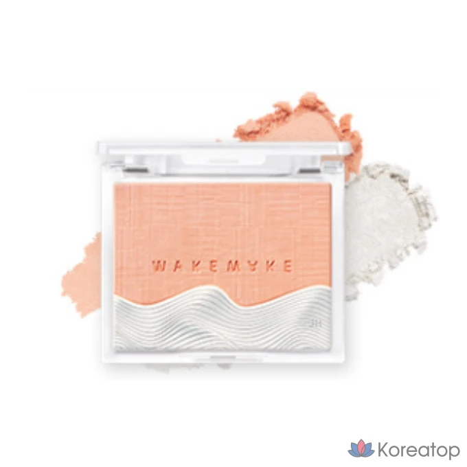 Румяна WAKEMAKE Sheer Layering Dual Blusher 5 г, оттенок 05 TANGERINE (Tangerine Surf), 1 шт.