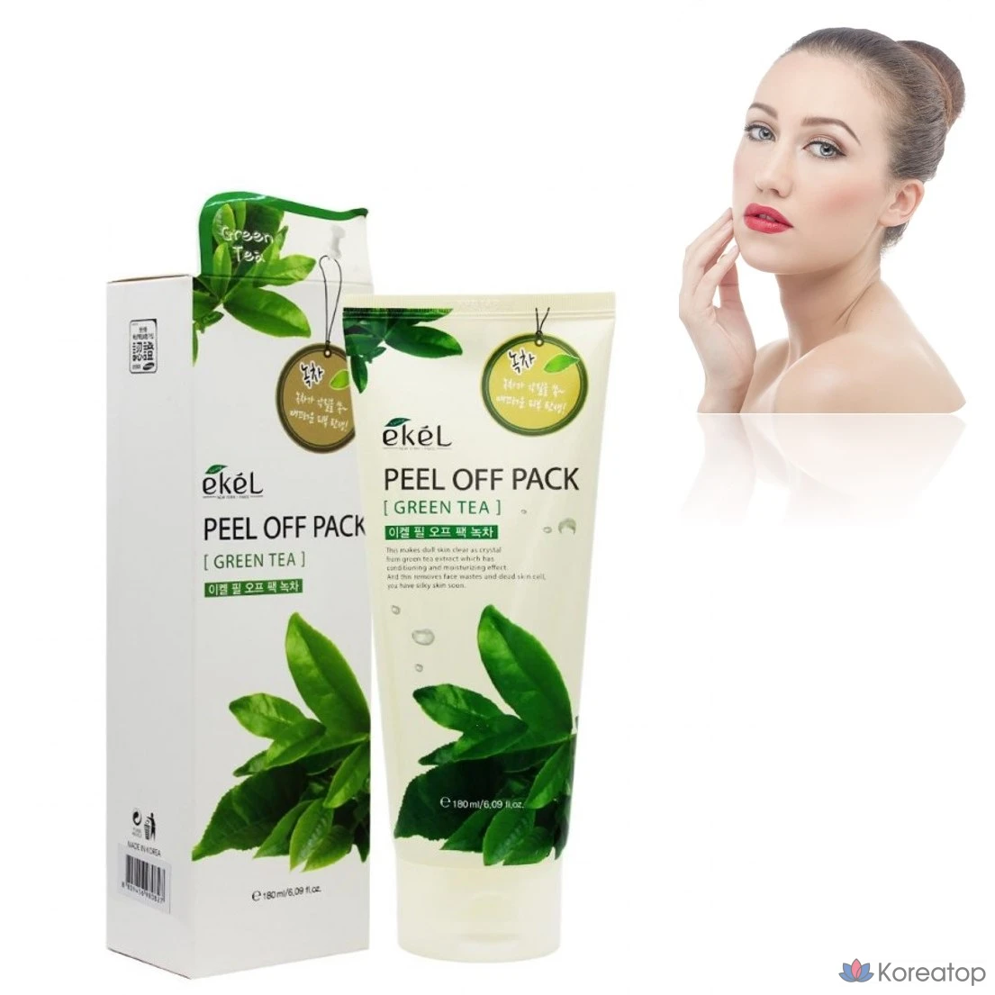 Твердая маска с зеленым чаем, смываемая маска для носа, сужение пор, удаление излишков кожного сала, скраб от солнечных ожогов, 1 упаковка, фото 3