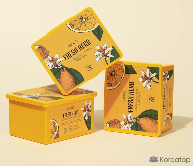 Набор масок для лица NACIFIC Fresh Herb Origin Daily Reversal Mask Pack, 30 штук, 2 упаковки., фото 3