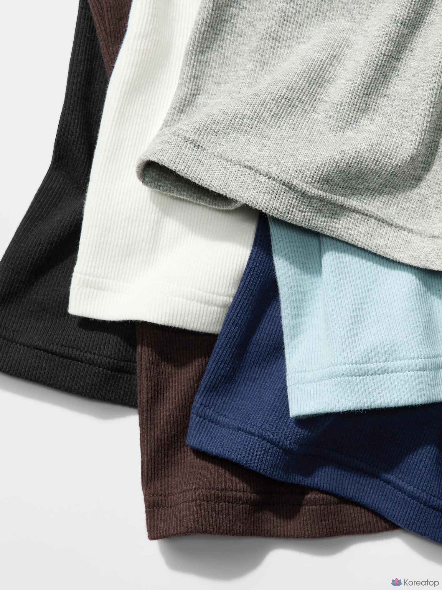 Лонгслив Uniqlo Hooded Rib T