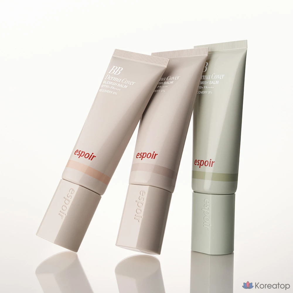 Бальзам Espoir Derma Cover Blemish Balm SPF50+ PA++++, оттенок 20 Ash Beige, 40 г, 1 шт., фото 5