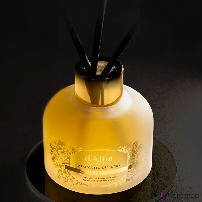 Ароматический диффузор D'alba + тростниковые палочки, набор из 5 штук, 100 мл, 1 комплект., фото 7