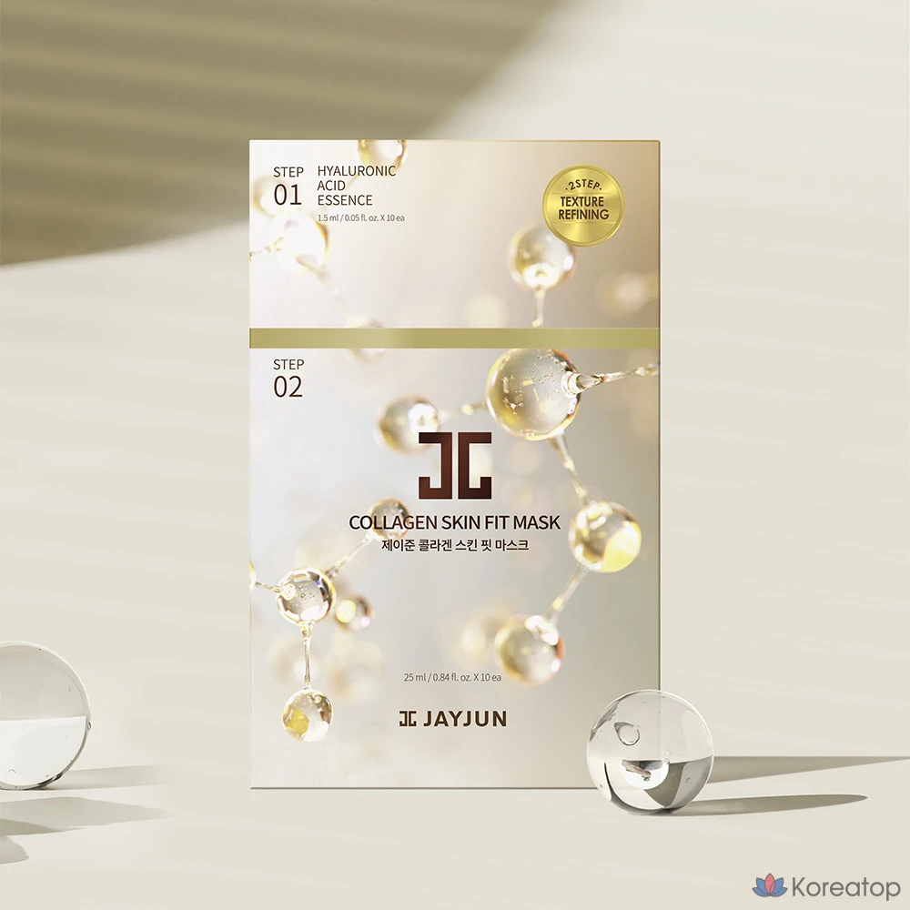 Набор коллагеновых масок для лица Jayjun Collagen Skin Fit Mask Pack 2STEP, 1 шт., фото 3