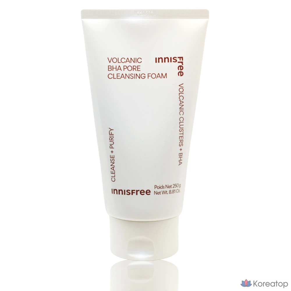 Очищающая пенка Innisfree Volcanic Pore BHA Cleansing Foam, 250 г, 1 шт.