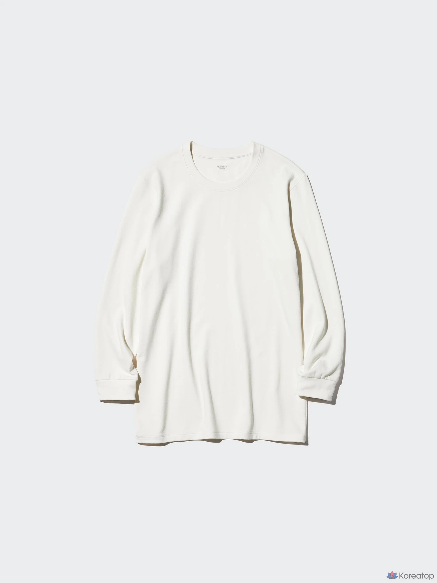 Футболка Uniqlo Heattech Cotton Crew Neck T (9/10 Sleeve) Extra Warm