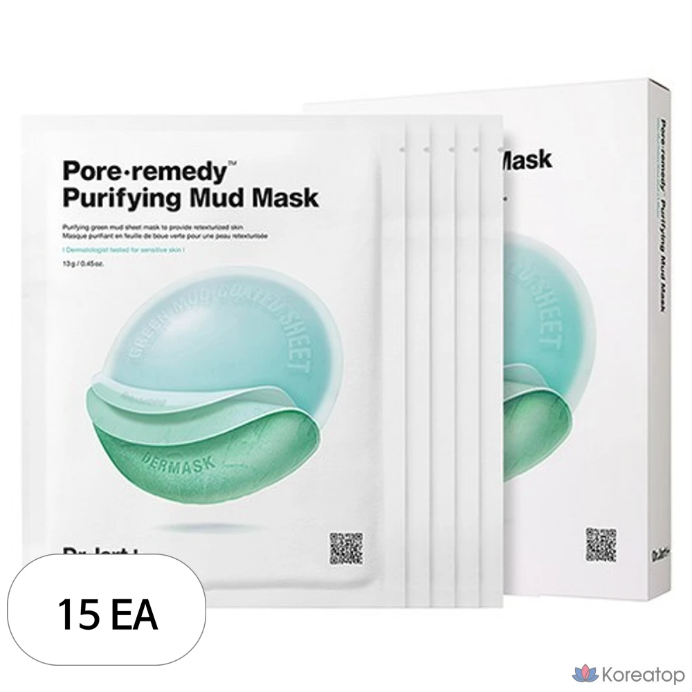 Маска для лица Dr. Jart+ Pore Remedy Purifying Mud Mask, 5 шт., 15 шт.