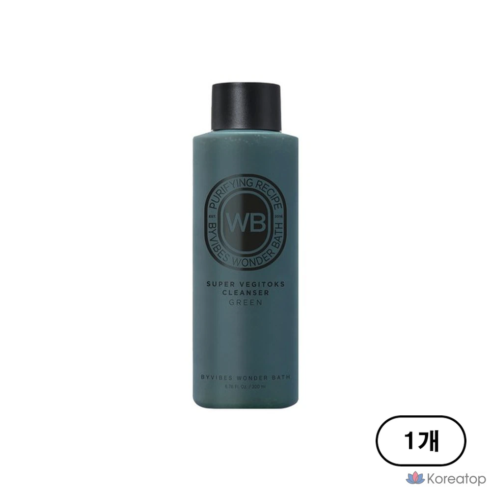 Набор для умывания Jo Sung-ah Wonder Bath Pack Cleanser Super Veggie Tox Cleanser Green, 200 мл, 1 шт.