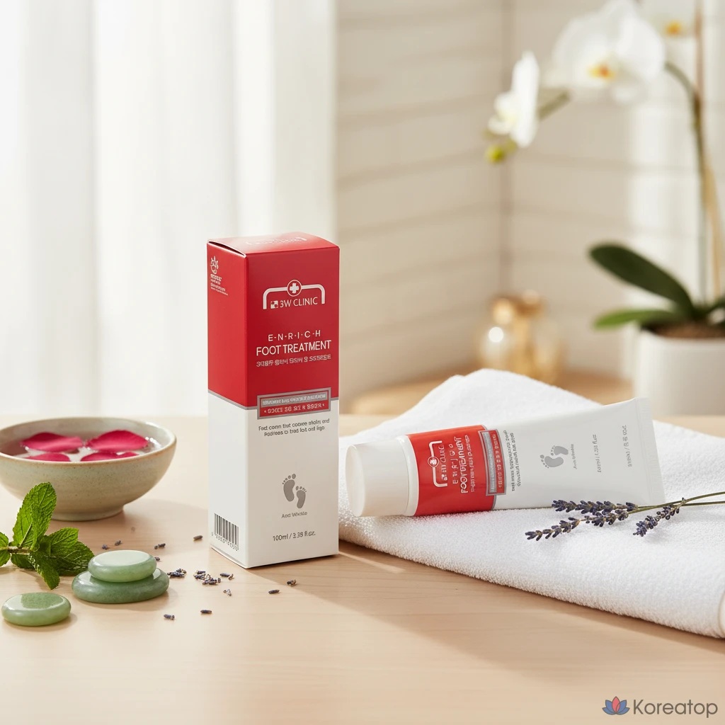 Средство для ухода за ногами 3W Clinic Enrich, 100 мл, 1 упаковка, 4 упаковки, фото 4