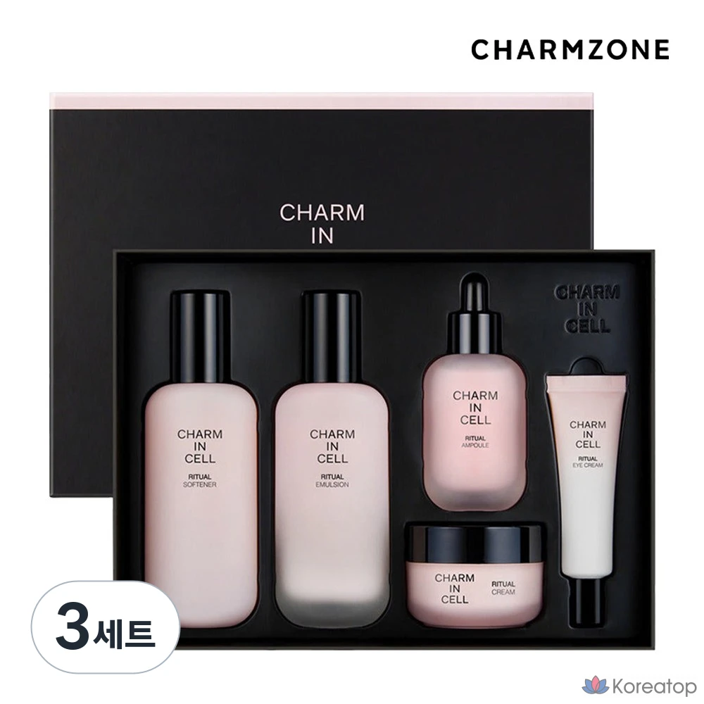 Набор средств по уходу за кожей Charmzone Chaminsel Ritual Skincare из 5 предметов, набор из 3 предметов