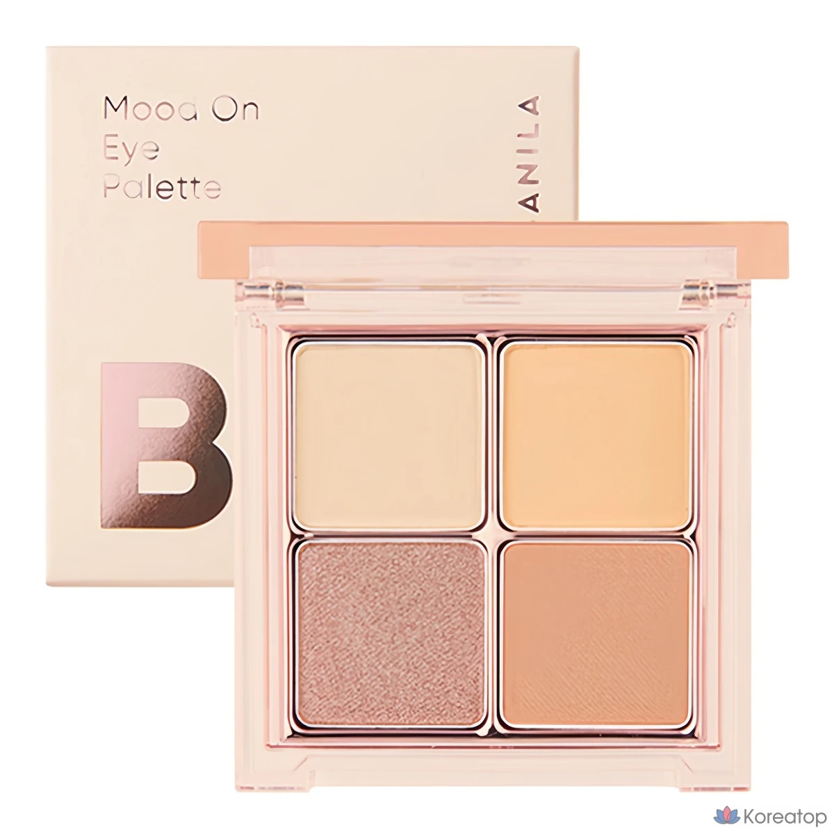 Палетка теней для век Vanillaco Vivi Vanilla Mood On Eye Palette 7 г, оттенок 03 Mellow Beige, 1 шт.
