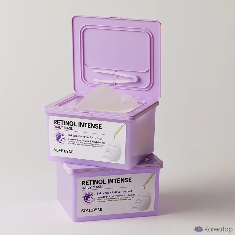 Набор интенсивных ежедневных масок с ретинолом Some By Mi, 1 шт., 30 листов.