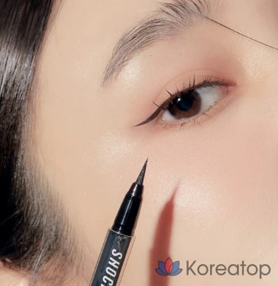 Подводка для глаз Tony Moly The Shocking Vegan Liner Super Fixing, 01BLACK, 1 шт., фото 3