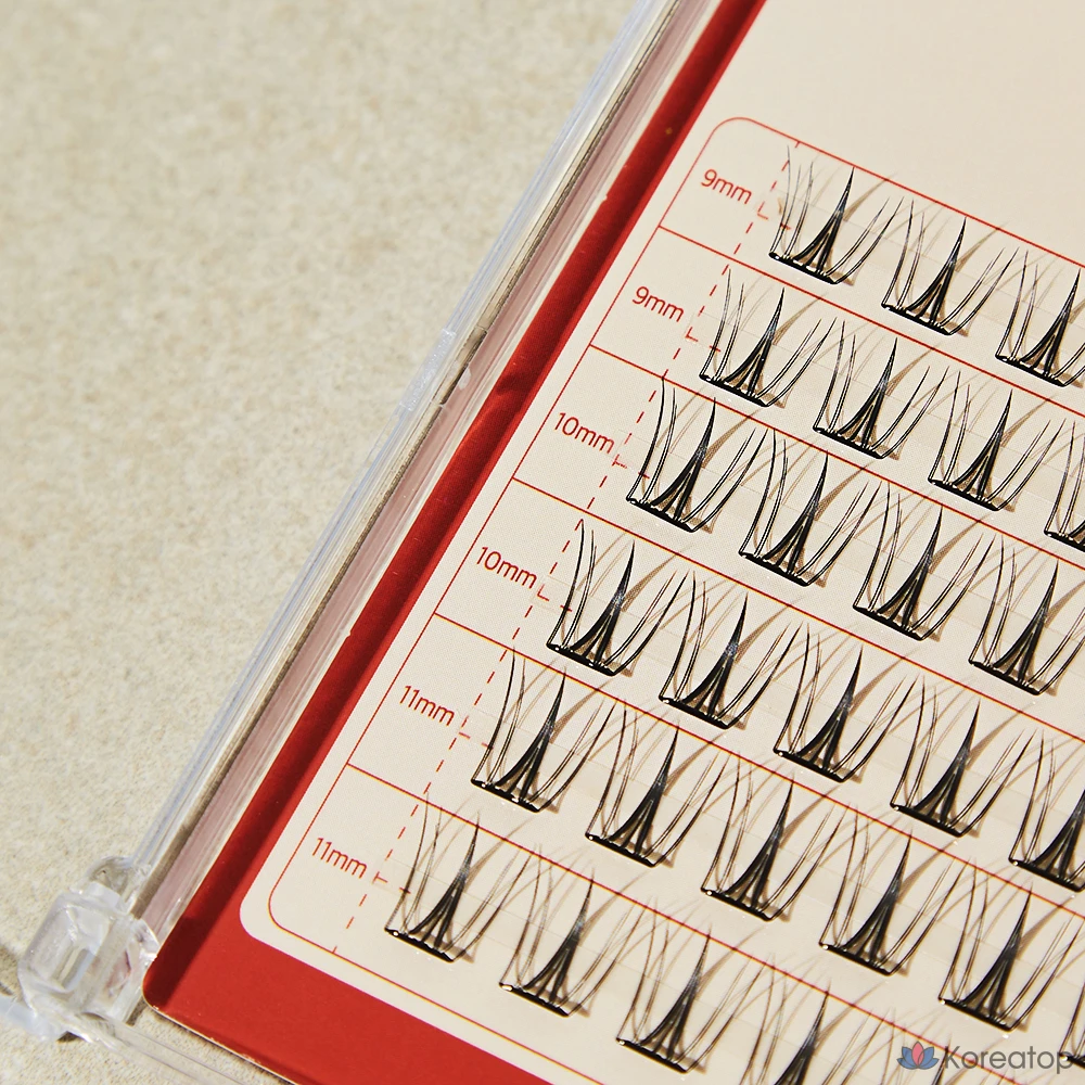 Накладные ресницы Corinco TokTok Hara без клея, цвет Cherry Cock, 1 шт.