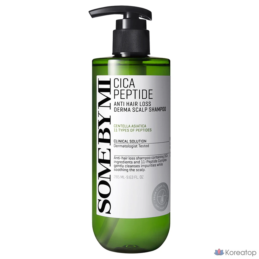 Шампунь Some By Mi Cica Peptide против выпадения волос для кожи головы, 285 мл, 1 шт.
