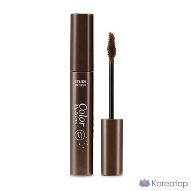 Тушь для бровей Etude House Pure Lie, 9 мл, № 1, насыщенный коричневый (Rich Brown), 1 шт.