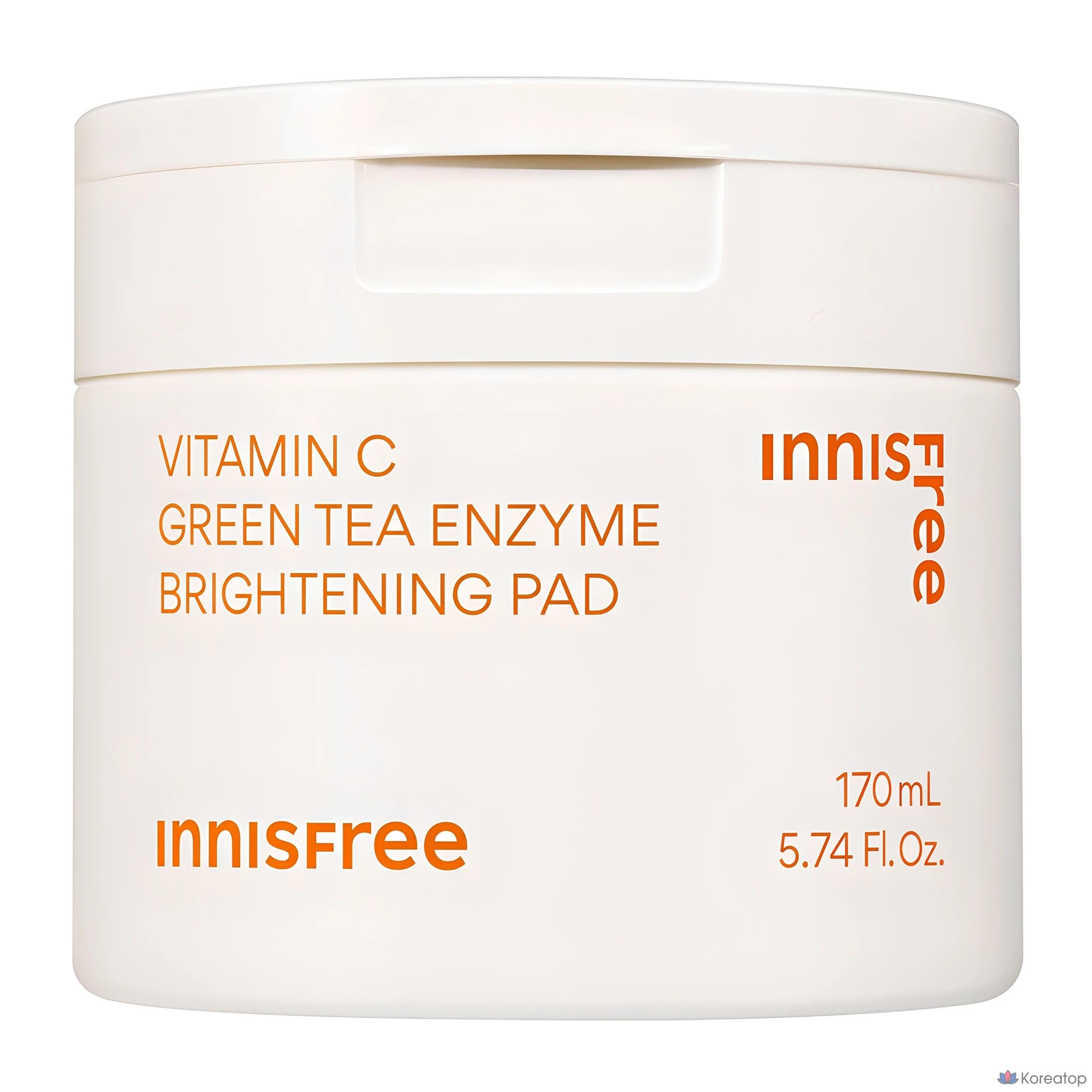 Тонизирующие подушечки Innisfree Vita C с зеленым чаем и ферментами, 170 мл, 60 листов, 1 шт.