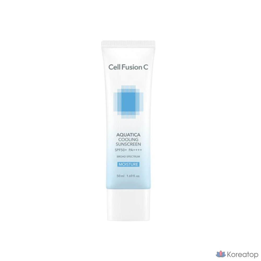 Охлаждающий солнцезащитный крем Cellfusion C Aquatica SPF50+ PA++++, 1 шт., 50 мл
