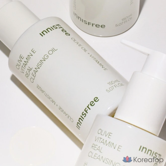 Очищающее масло Innisfree Olive Vitamin E Real Cleansing Oil, 1 шт., 150 мл