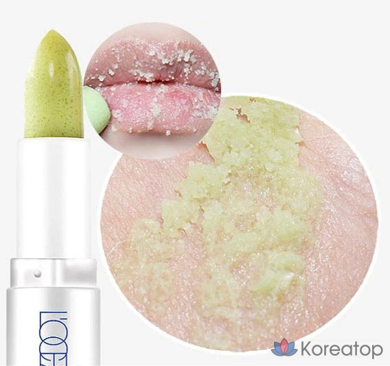 Сахарный скраб для губ L'OCEAN Roseang, вкус «Сахарное зеленое яблоко», 3,5 г, 1 шт., фото 4