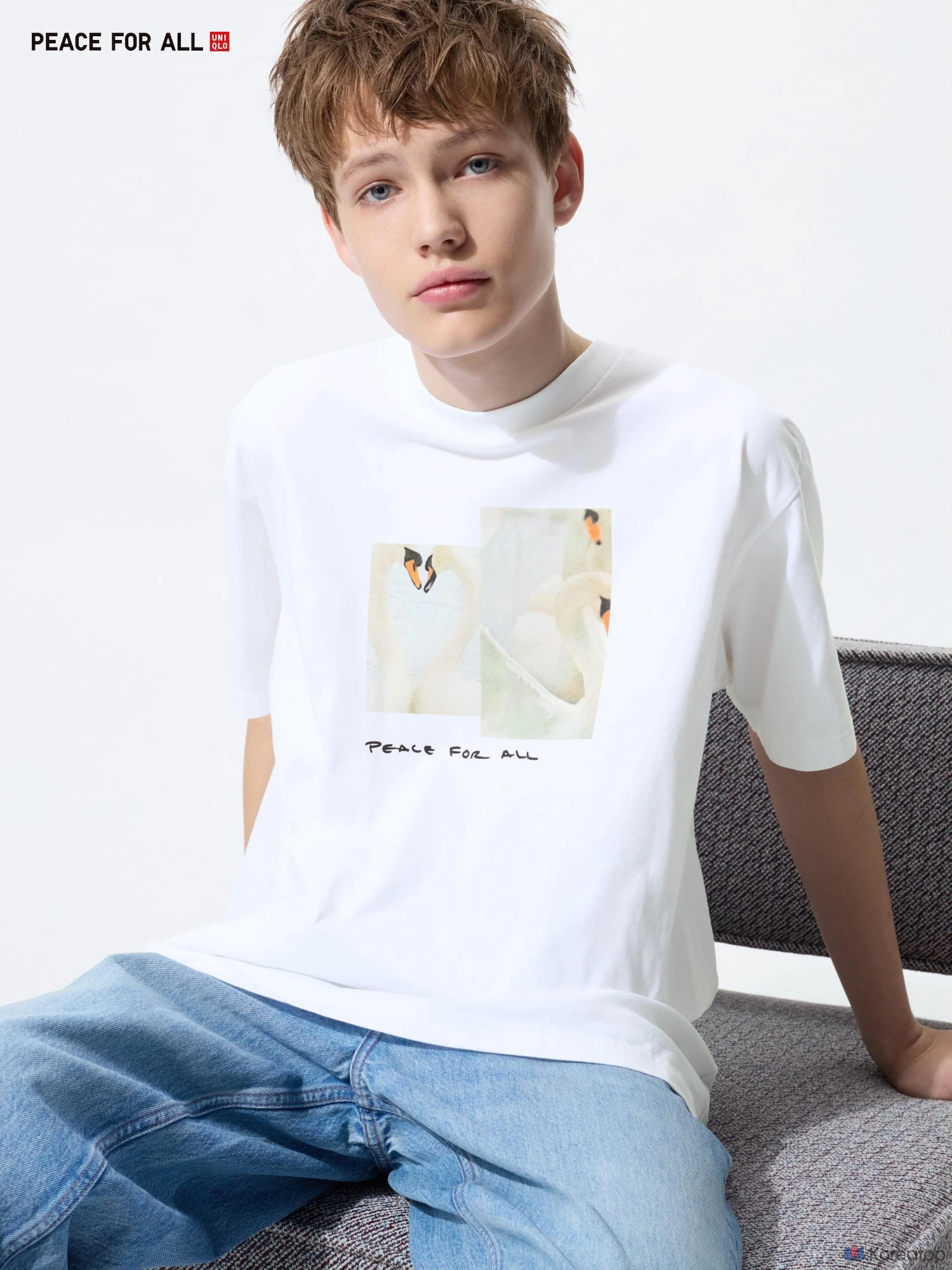Футболка Uniqlo PEACE FOR ALL Graphic T (Regular Fit) Sofia Coppola