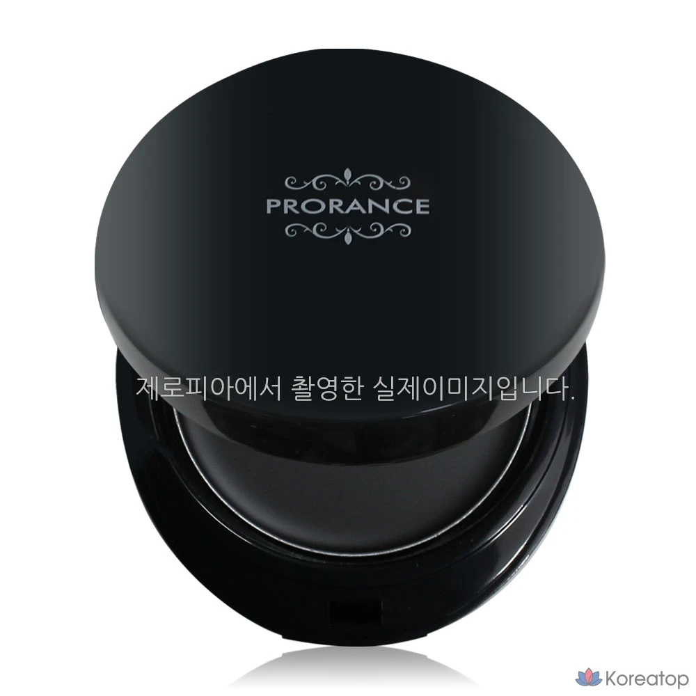 Prorance Hair Foundation 02 Black 9.5g Тушь для волос, маскирующая седые волосы, компактная, для создания эффекта пушистости, 1 шт.
