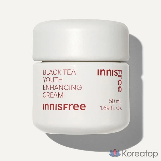 Крем для омоложения Innisfree с черным чаем, 50 мл, 1 шт., фото 2