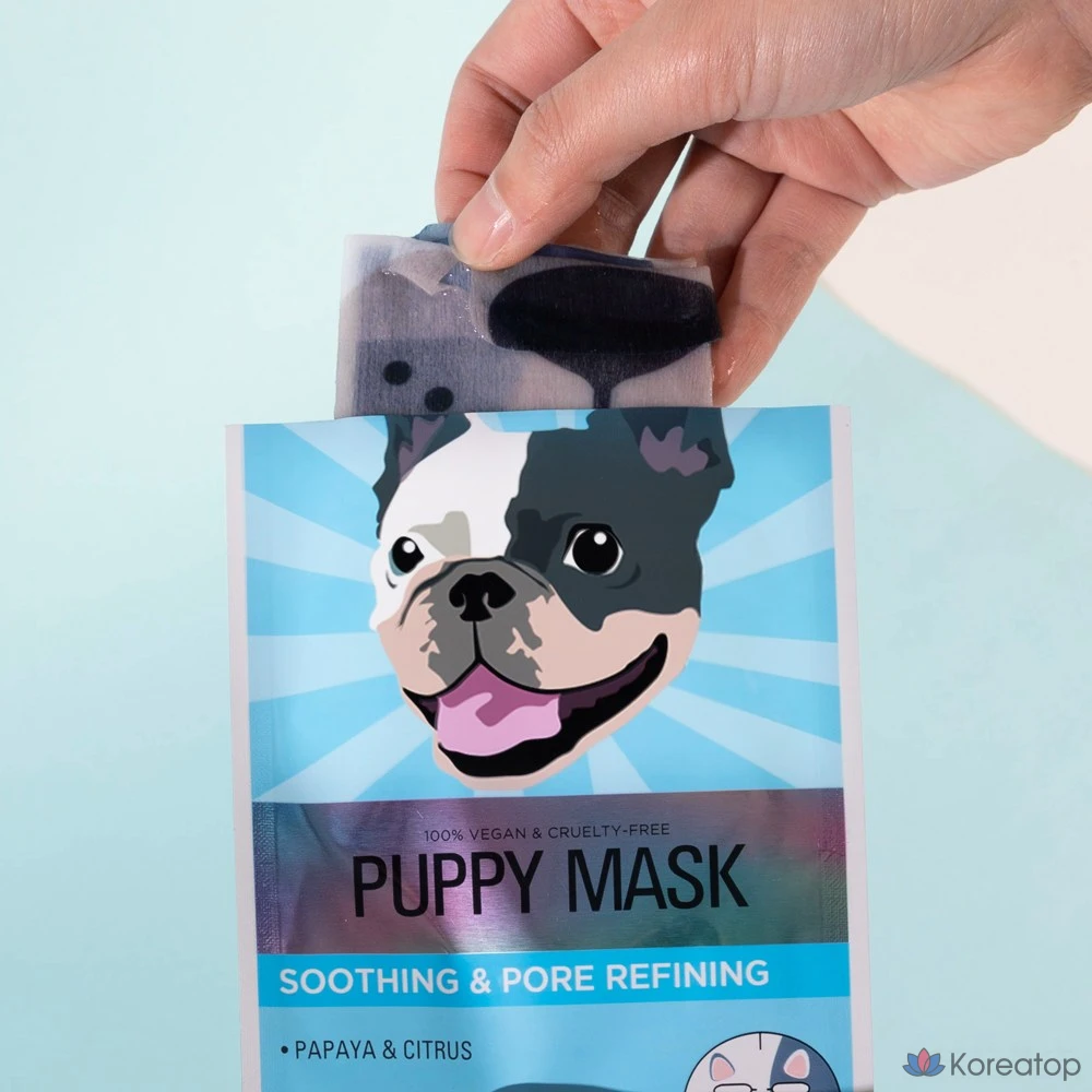 Тканевая маска для лица Epielle New Animal Character Mask, набор 6 шт.