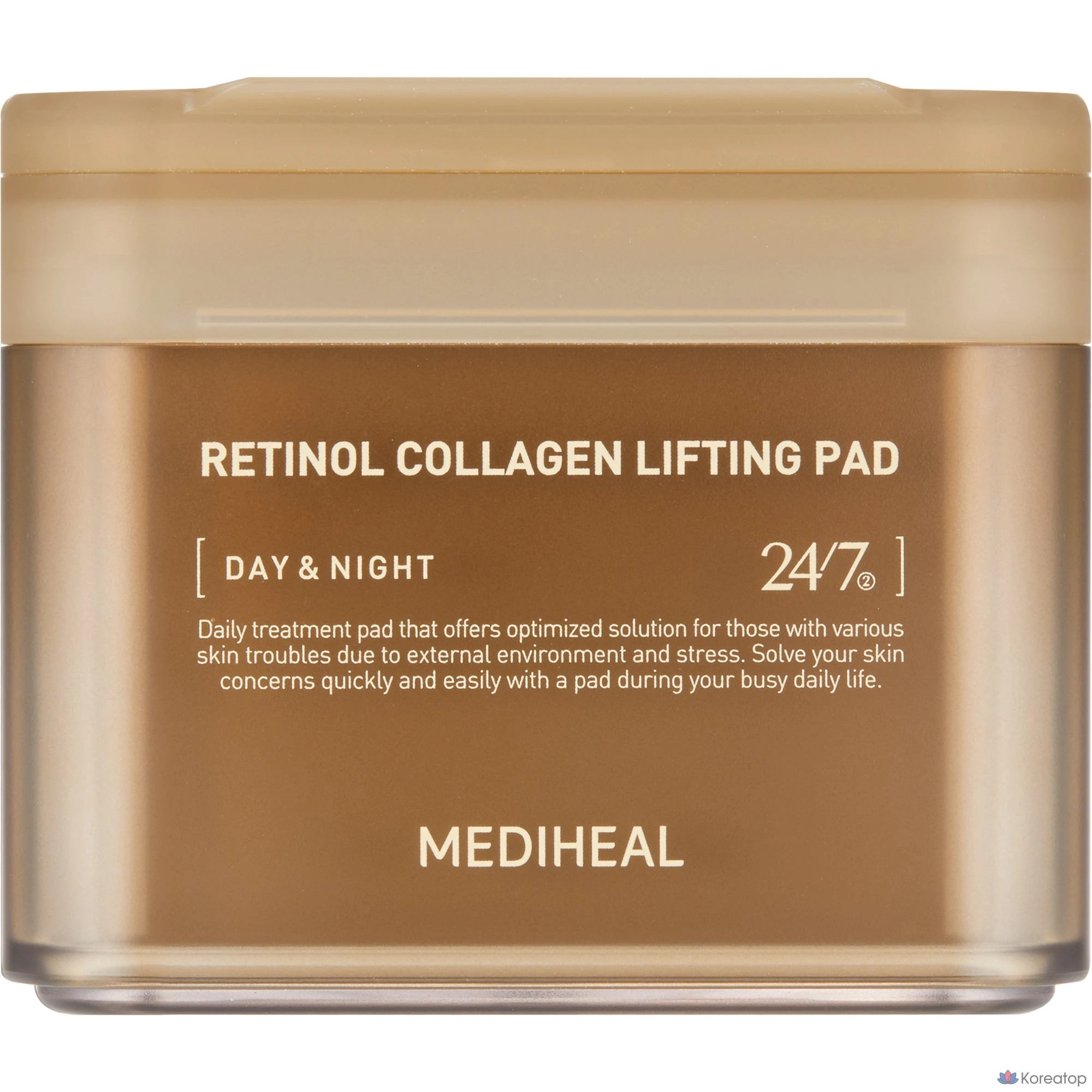 Ретиноловые коллагеновые подушечки Mediheal для повышения эластичности кожи, 180 мл, 100 листов, 1 шт.