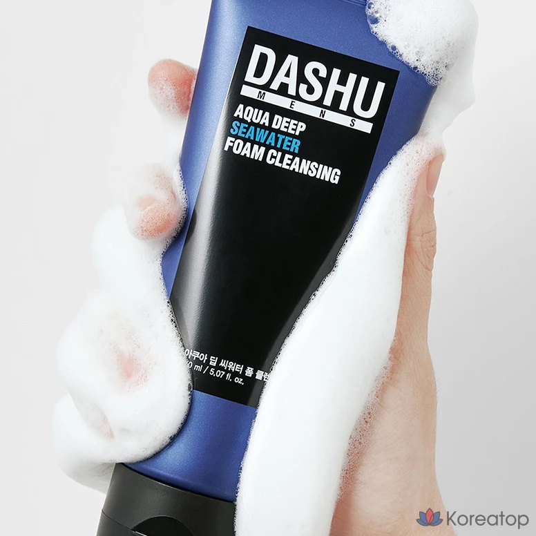 Пенка для умывания Dashu Aqua Deep Sea Water, 150 мл, 1 шт., фото 4
