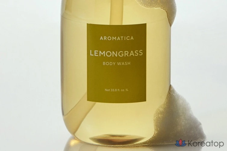 Сменный блок геля для душа Aromatica с ароматом лемонграсса, 500 мл, 1 шт.