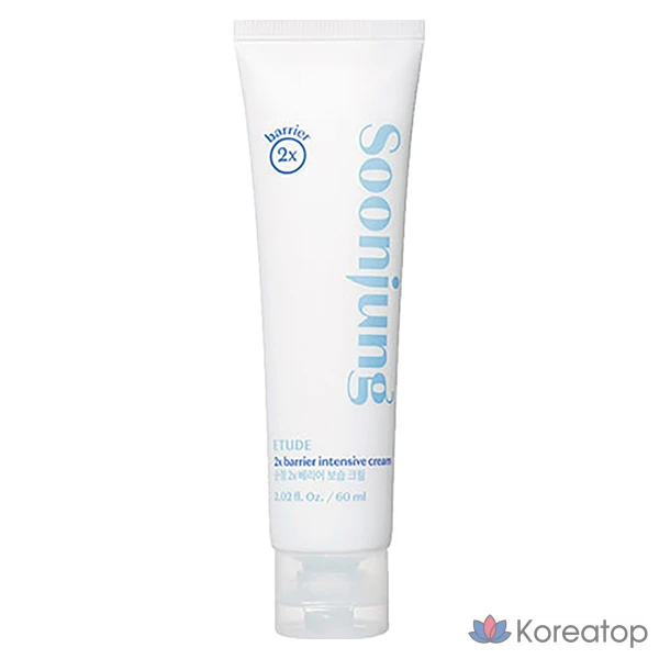 Увлажняющий крем Etude House Soonjung 2x Barrier, 60 мл, 1 шт.