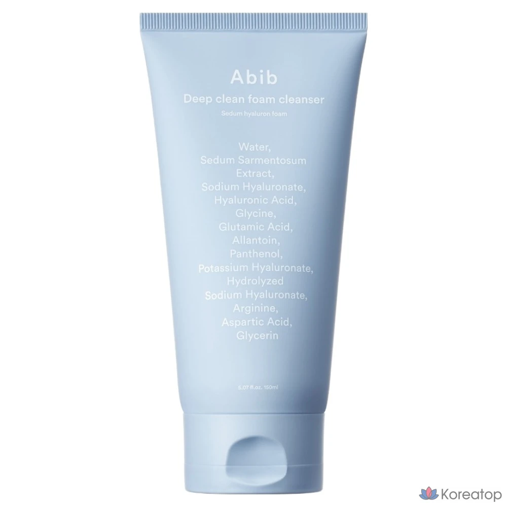 Пенка для глубокого очищения Abib Deep Clean с гиалуроновой кислотой, 150 мл, 1 шт.