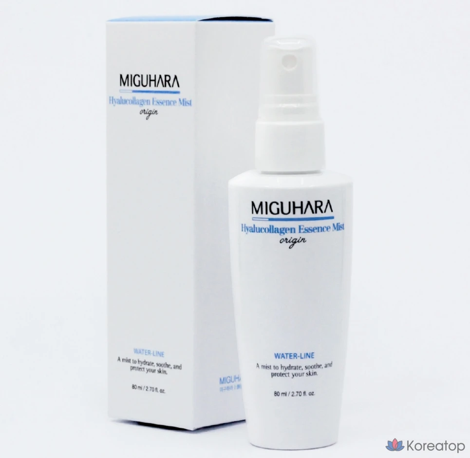 Эссенция-спрей Miguhara с гиалуроновой кислотой и коллагеном Origin, 80 мл, 1 шт.