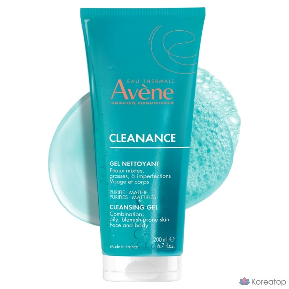 Очищающий гель Avene Cleanance, 200 мл, 1 шт.