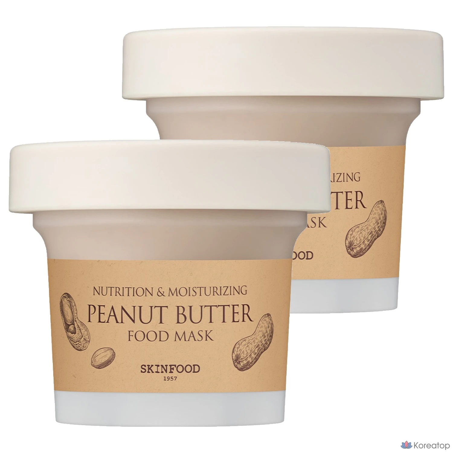 Маска для лица Skinfood с арахисовым маслом, 2 шт.