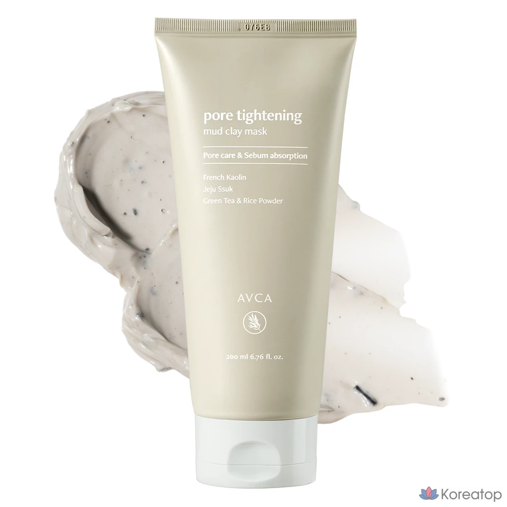 Глиняная маска для сужения пор AVCA, 1 шт., 1 упаковка