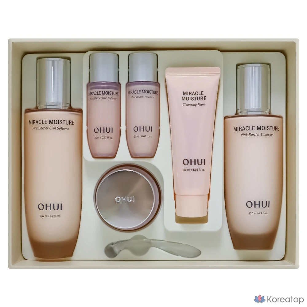 Набор для планирования Ohui Miracle Moisture Pink Barrier Basic из 3 предметов (1 комплект)