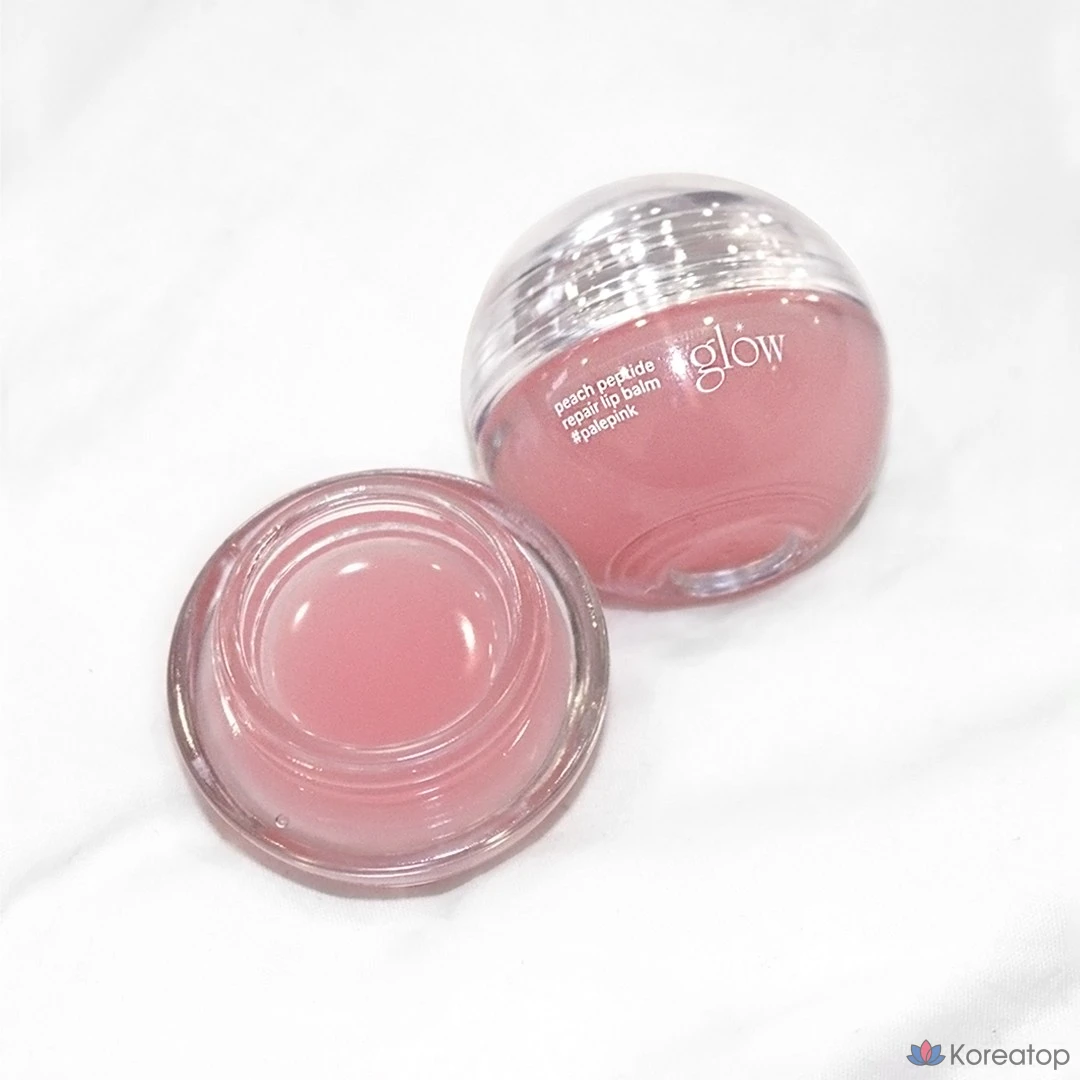 Бальзам для губ Glow Peach Peptide, #PalePink, 8 г, 1 шт., фото 3