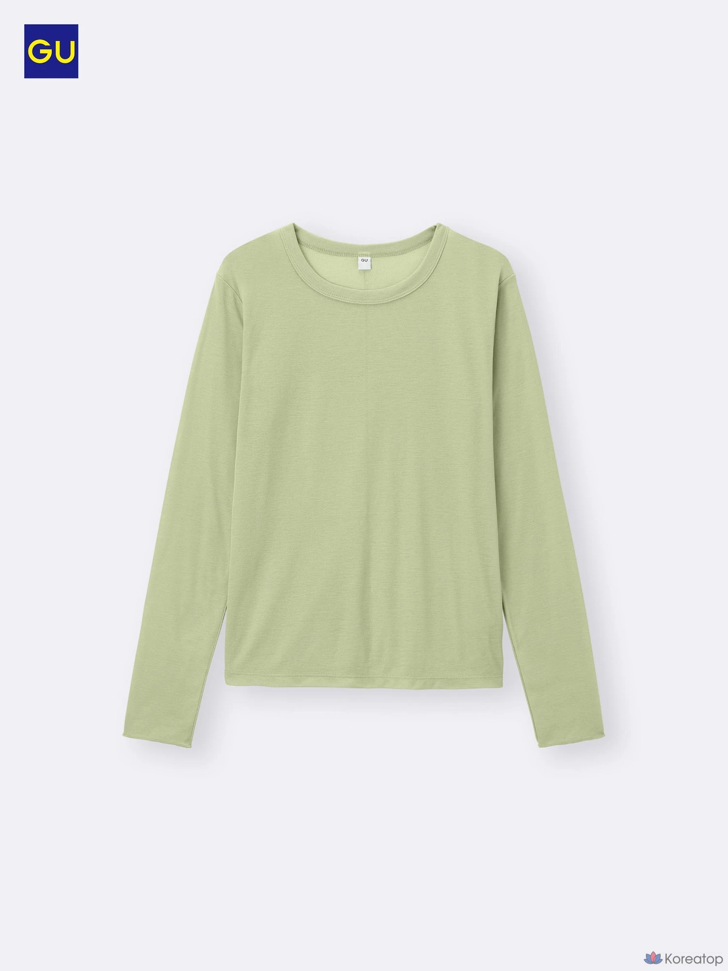 Футболка Uniqlo Soft Sheer Crew Neck T-Shirt Long Sleeve