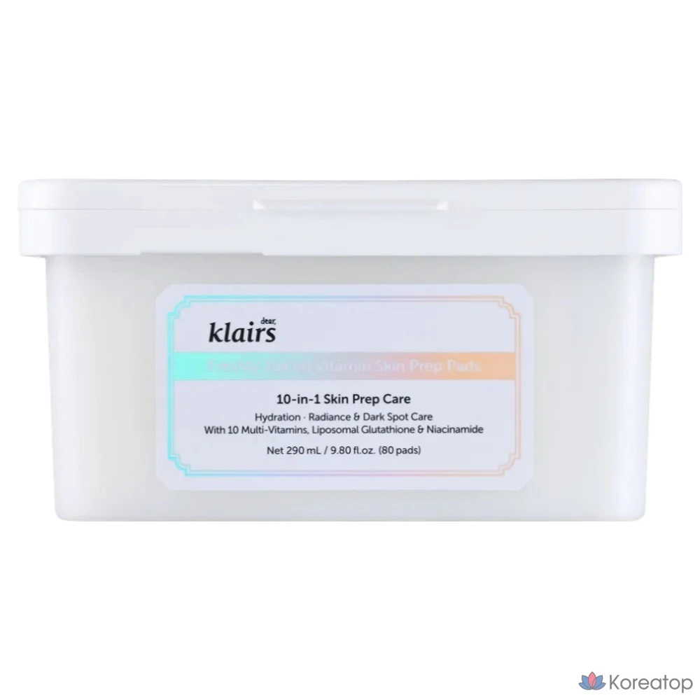 Claire's Freshly Juiced Vitamin Hwajalmeok Pads, 290 мл, 1 шт., 80 штук.