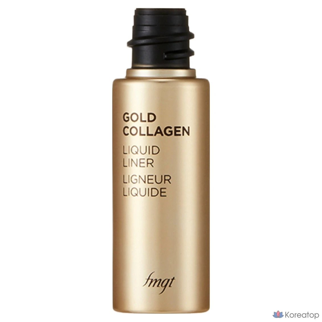 Жидкая подводка для глаз FMGT Gold Collagen, 5,5 г, № 01, черная, 1 шт., фото 5