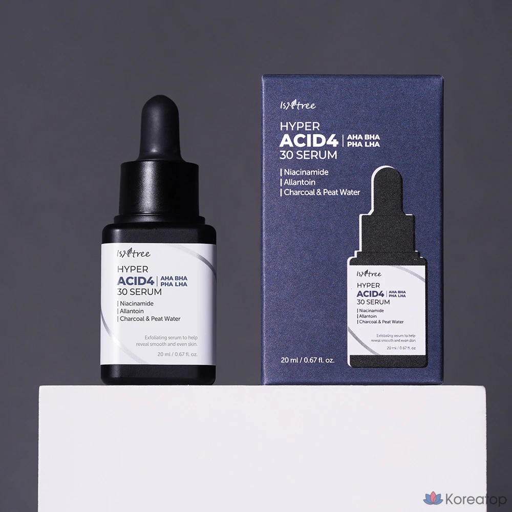 Isntree Hyper Acid 4 AHA BHA PHA RHA Сыворотка, 20 мл, 1 шт.