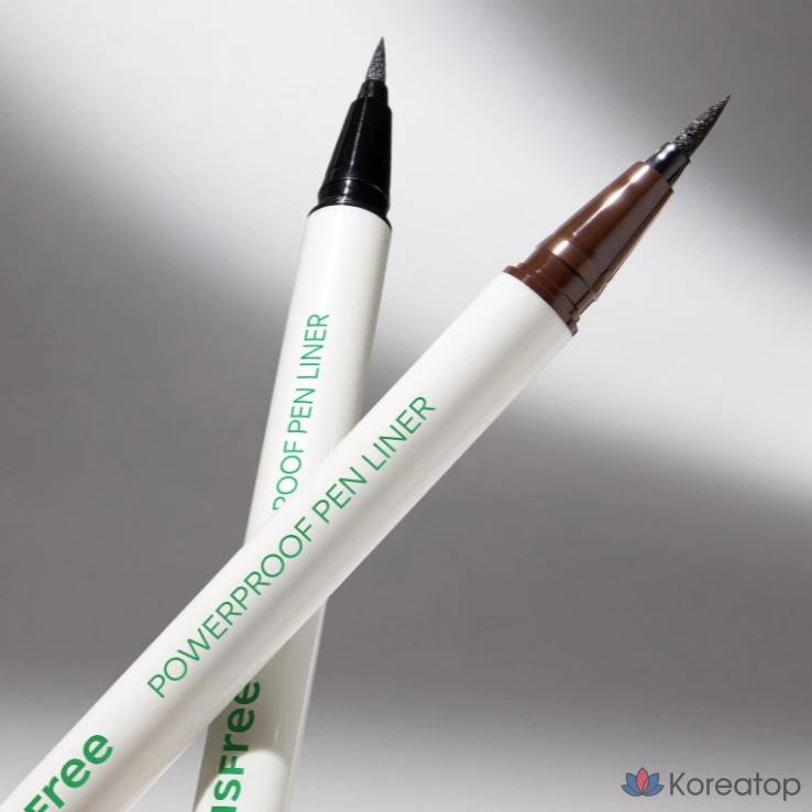 Подводка для глаз в виде пера Innisfree New Powerproof Pen Liner, оттенок 1 Black, 0.6 г, 1 шт., фото 2