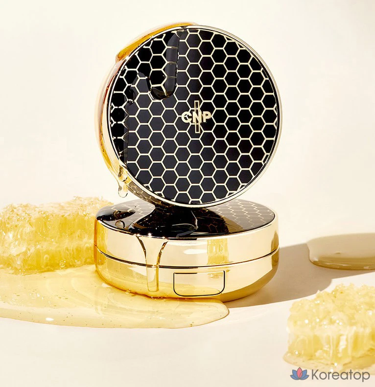 Тональный крем-ампула CNP Cha & Park Propolis Ampoule-in Cushion Foundation 15 г + сменный блок 15 г, № 21, 1 шт., фото 8